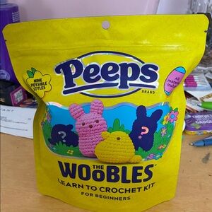 The Woobles Learn to Crochet Kit Peeps mystery crochet kit sold out online